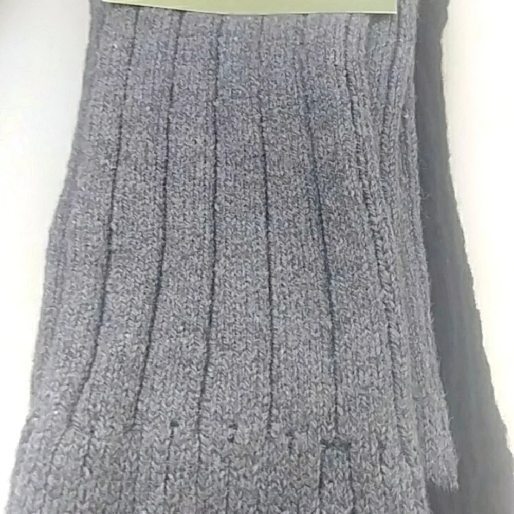 Goodfellow & Co Men's Boot Thick Winter Crew Socks, 2-pack Black/Grey, Size L